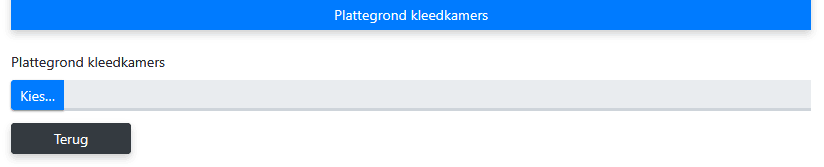 Plattegrond kleedkamers uploaden